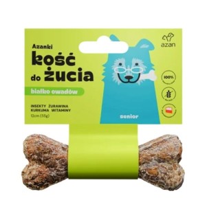 AZANKI Insektenknochen für ältere Hunde Senior 12cm