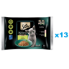 SHEBA Kitten Beutel Mix 52x85 g: Nassfutter mit Lachs und Huhn für Kätzchen