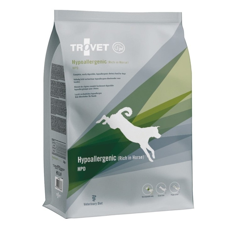 TROVET Hypoallergenic Horse HPD dog 3 kg