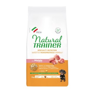 Natural Trainer Sensitive Adult Small & Toy mit Schwein - 2 kg