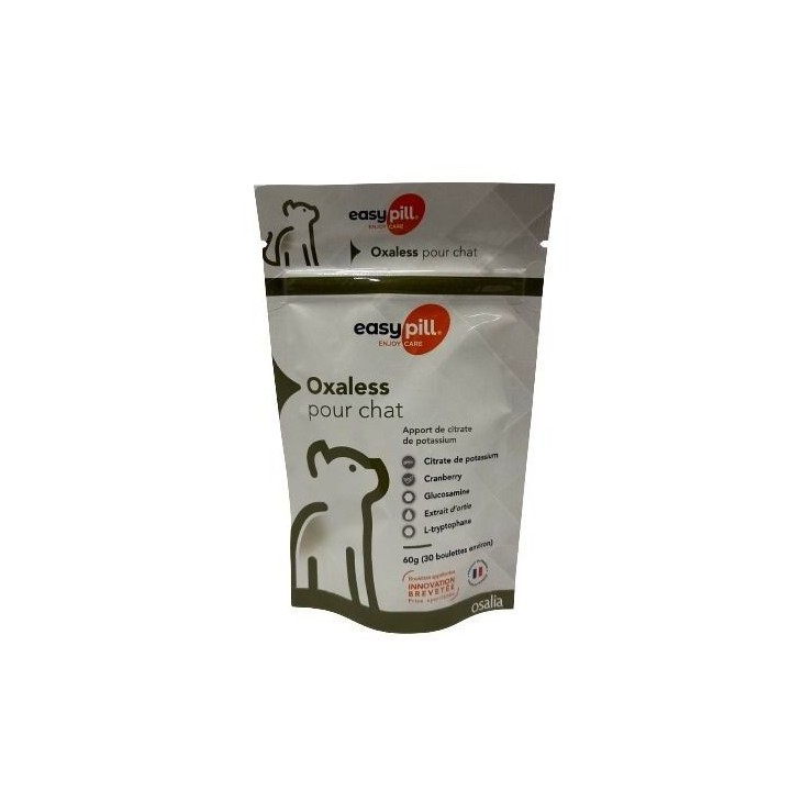Nahrungsergänzungsmittel für Katzen EasyPill Oxaless (x30)
