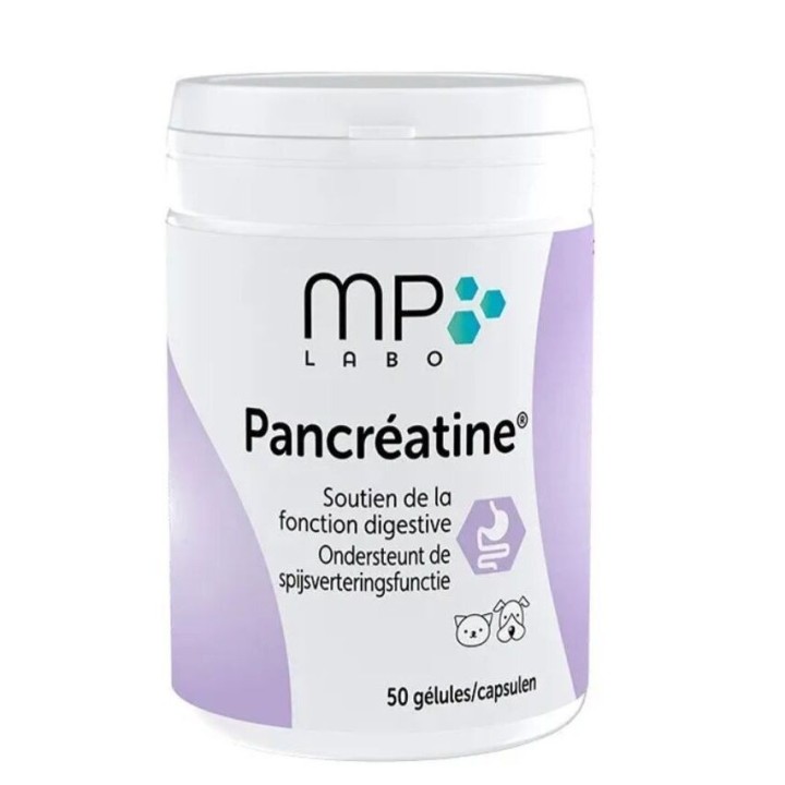 Nahrungsergänzungsmittel für Hunde und Katzen MP Labo Pancreatine (x50)