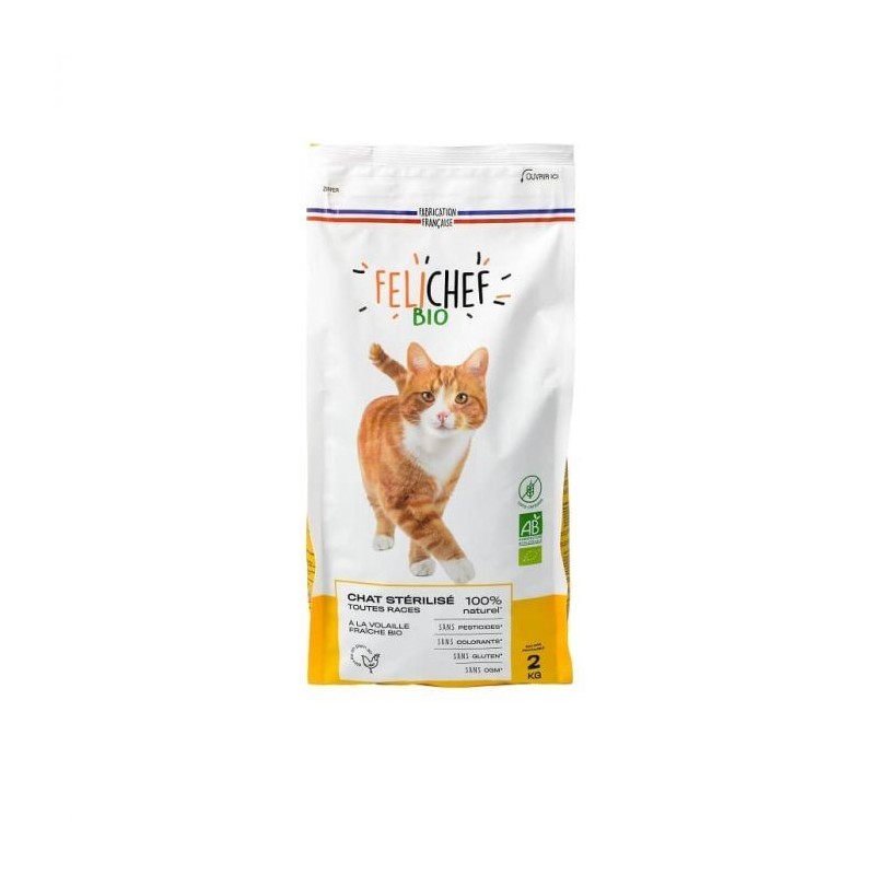 Trockenfutter für Katzen Félichef Bio CT