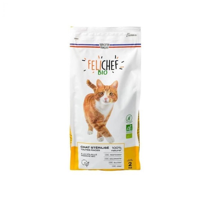 Trockenfutter für Katzen Félichef Bio CT