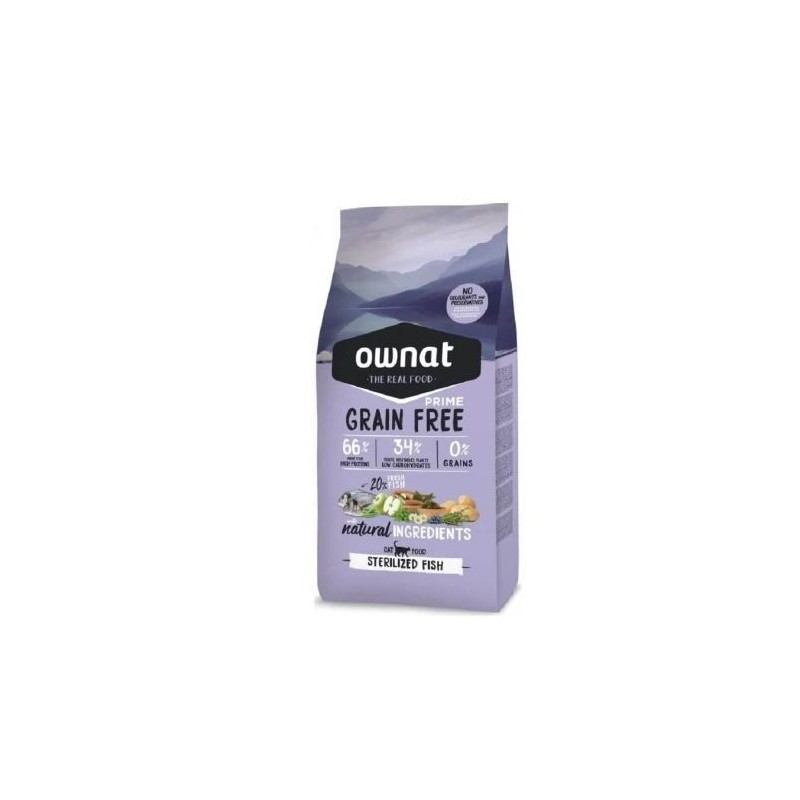 Sterilisierte Katzen-Kroketten Ownat GF Just Fish