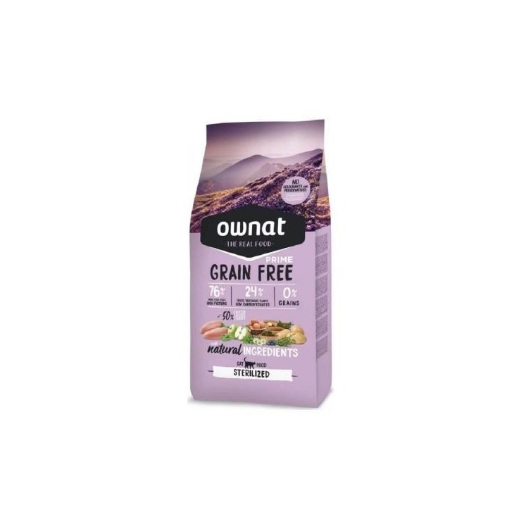 Sterilisierte Katzen-Kroketten Ownat GF Just Prime