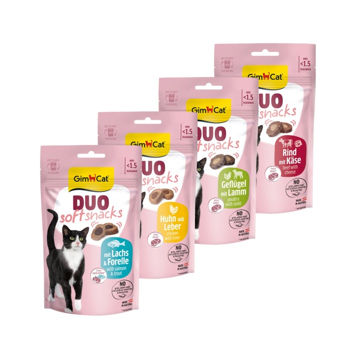 GimCat Duo Soft Snacks - Lachs & Forelle - 50g
