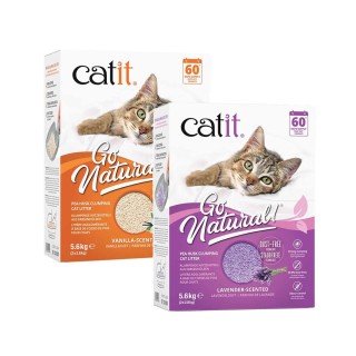 Catit Erbsenschalen-Katzenstreu - Vanille - 5,6 kg
