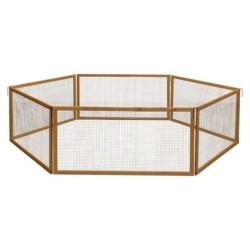 Kerbl Pet VARIO Freigehege mit Maschen - L 120 x B 120 x H 59 cm, 6 Elemente