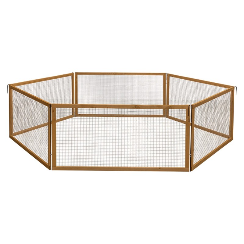 Kerbl Pet VARIO Freigehege mit Maschen - L 120 x B 120 x H 59 cm, 6 Elemente