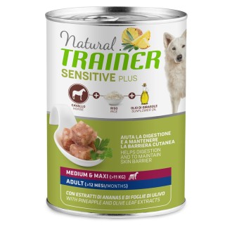 Natural Trainer Sensitive Plus Adult  - 6 x 400 g Pferd & Reis