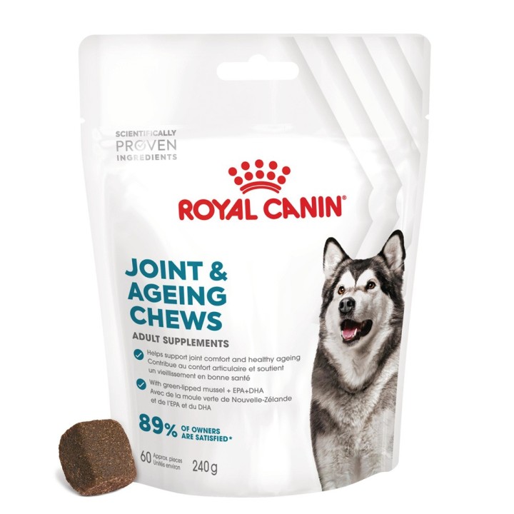 Royal Canin Joint & Ageing Adult Supplement Kausnacks - Sparpaket: 2 x 240 g (120 Stück)