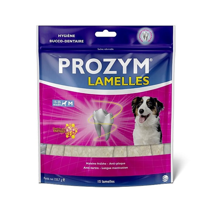 Prozym Canin Lamelles - für mittelgroße Hunde (15 - 25 kg), 2 x 15 Stück
