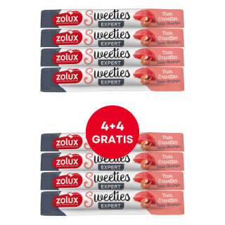 ZOLUX Cremesnack für Katzen SWEETIES mit Thunfisch und Garnele 8 x 14g (4+4 GRATIS)