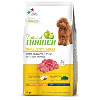 Natural Trainer Adult Small & Toy mit Rind - 7 kg