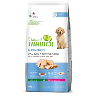 Natural Trainer Puppy & Junior Maxi mit Huhn - 12 kg