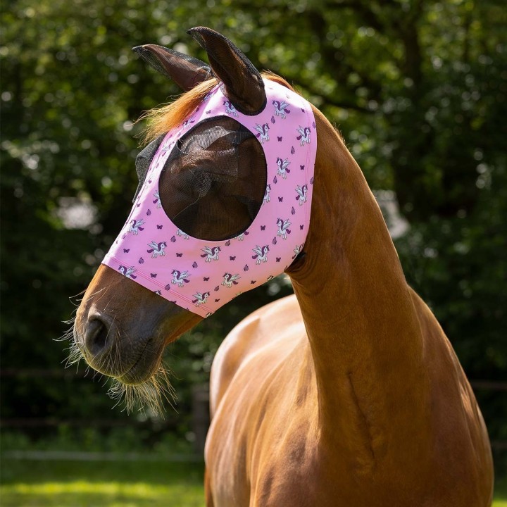Bonnet anti-mouches pour cheval QHP Super bug