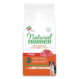 Natural Trainer Adult Medium mit Rind - 12 kg