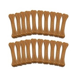 PLUTOS® Käse-Kauknochen [Käse & Hühnchen (Größe XL) - 20 Stück]