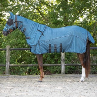 Chemise anti-mouches encolure et bon pour cheval QHP