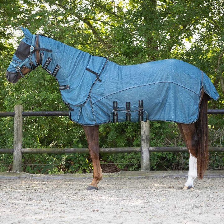 Chemise anti-mouches encolure et bon pour cheval QHP