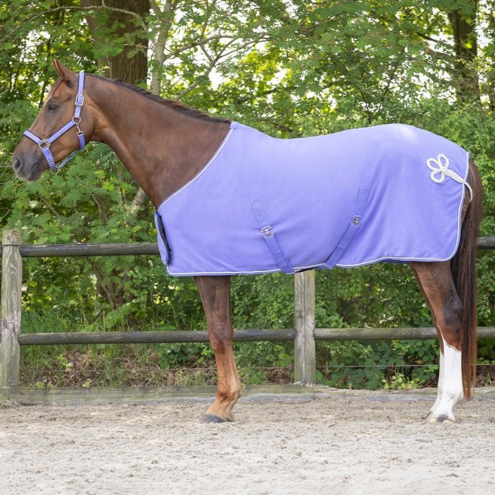 Couverture polaire ornament pour cheval QHP 240 g